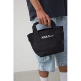 BLK | ロゴ刺繍ミニトートバック | AZUL BY MOUSSY