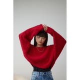 ブークレクロップドニット | AZUL BY MOUSSY | 詳細画像24 