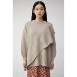 SHOULDER SLIT VOLUME KNIT TOPS | AZUL BY MOUSSY | 詳細画像13