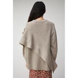 SHOULDER SLIT VOLUME KNIT TOPS | AZUL BY MOUSSY | 詳細画像15