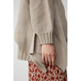 SHOULDER SLIT VOLUME KNIT TOPS | AZUL BY MOUSSY | 詳細画像18