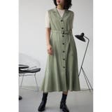 L/KHA1 | オープンカラージレワンピース | AZUL BY MOUSSY