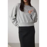 T.GRY | パッチロゴルーズスウェット | AZUL BY MOUSSY