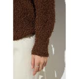 カールヤーンクルーネックニット | AZUL BY MOUSSY | 詳細画像36 