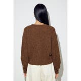 カールヤーンクルーネックニット | AZUL BY MOUSSY | 詳細画像39 