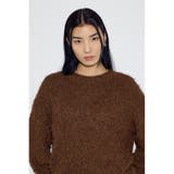 カールヤーンクルーネックニット | AZUL BY MOUSSY | 詳細画像29 