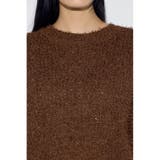 カールヤーンクルーネックニット | AZUL BY MOUSSY | 詳細画像34 