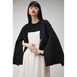 BLK | SLEEVE SLIT KNIT CARDIGAN | AZUL BY MOUSSY