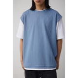 柄BLU5 | フェイクレイヤードベストセットT | AZUL BY MOUSSY