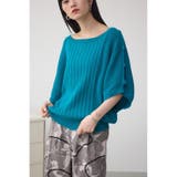 BLU | 2WAYショルダーボタンニット | AZUL BY MOUSSY