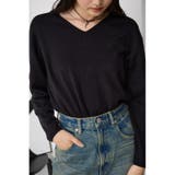 ヌーディー2WAYVネックニットトップス | AZUL BY MOUSSY | 詳細画像15 
