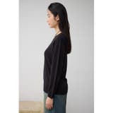 ヌーディー2WAYVネックニットトップス | AZUL BY MOUSSY | 詳細画像20 