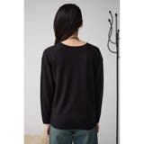 ヌーディー2WAYVネックニットトップス | AZUL BY MOUSSY | 詳細画像21 