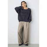 ストライプワンタックバレルワイドパンツ | AZUL BY MOUSSY | 詳細画像10