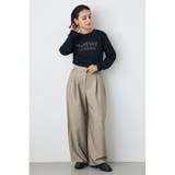 ストライプワンタックバレルワイドパンツ | AZUL BY MOUSSY | 詳細画像11