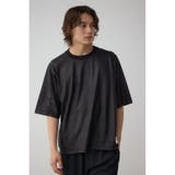 レザーライク半袖Tシャツ | AZUL BY MOUSSY | 詳細画像2 
