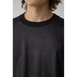 レザーライク半袖Tシャツ | AZUL BY MOUSSY | 詳細画像7 