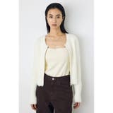 O/WHT1 | ダブルジップシャギーニットカーディガン | AZUL BY MOUSSY