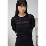 レース半袖ニットトップス | AZUL BY MOUSSY | 詳細画像11