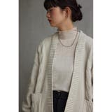 シェニールケーブルニットカーディガン | AZUL BY MOUSSY | 詳細画像2
