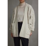IVOY3 | シェニールケーブルニットカーディガン | AZUL BY MOUSSY