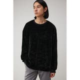 モールジャガードロゴ総柄トップス | AZUL BY MOUSSY | 詳細画像3 