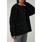 BLK | モールジャガードロゴ総柄トップス | AZUL BY MOUSSY