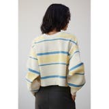 2WAYマルチボーダーニットカーディガン | AZUL BY MOUSSY | 詳細画像12