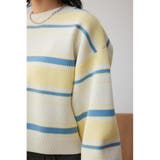 2WAYマルチボーダーニットカーディガン | AZUL BY MOUSSY | 詳細画像9