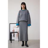 配色クルーネックニットトップス | AZUL BY MOUSSY | 詳細画像28