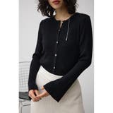 BLK | シアーニットカーディガン | AZUL BY MOUSSY