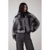 カーリーボアショートブルゾン | AZUL BY MOUSSY | 詳細画像3 