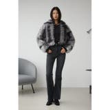 カーリーボアショートブルゾン | AZUL BY MOUSSY | 詳細画像6 