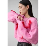 リボンモチーフニット | AZUL BY MOUSSY | 詳細画像12 