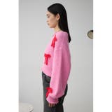 リボンモチーフニット | AZUL BY MOUSSY | 詳細画像16 