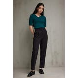 アシンメトリーボタン5分袖ニット | AZUL BY MOUSSY | 詳細画像14