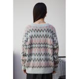 柄シャギーニットカーディガン | AZUL BY MOUSSY | 詳細画像26 