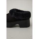 厚底ムートンヒールデザインスリッポン | AZUL BY MOUSSY | 詳細画像10 