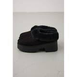 厚底ムートンヒールデザインスリッポン | AZUL BY MOUSSY | 詳細画像5 