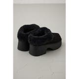 厚底ムートンヒールデザインスリッポン | AZUL BY MOUSSY | 詳細画像6 