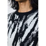 総柄ニットトップス | AZUL BY MOUSSY | 詳細画像8 