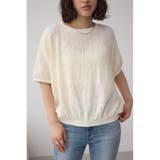 カットジャカードトップス | AZUL BY MOUSSY | 詳細画像1 