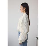 チュールドッキングブルゾン | AZUL BY MOUSSY | 詳細画像5