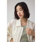 袖ギャザーショートブルゾン | AZUL BY MOUSSY | 詳細画像1 