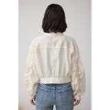 袖ギャザーショートブルゾン | AZUL BY MOUSSY | 詳細画像6 