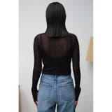 シアーリブショートカーデ | AZUL BY MOUSSY | 詳細画像6