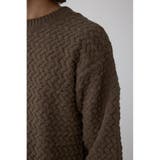 バスケット編みマットモールニット | AZUL BY MOUSSY | 詳細画像31 