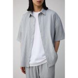L/GRY1 | タック楊柳リラックスシャツ | AZUL BY MOUSSY