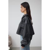 フェイクレザーショートブルゾン | AZUL BY MOUSSY | 詳細画像7 
