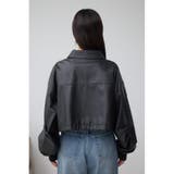 フェイクレザーショートブルゾン | AZUL BY MOUSSY | 詳細画像8 